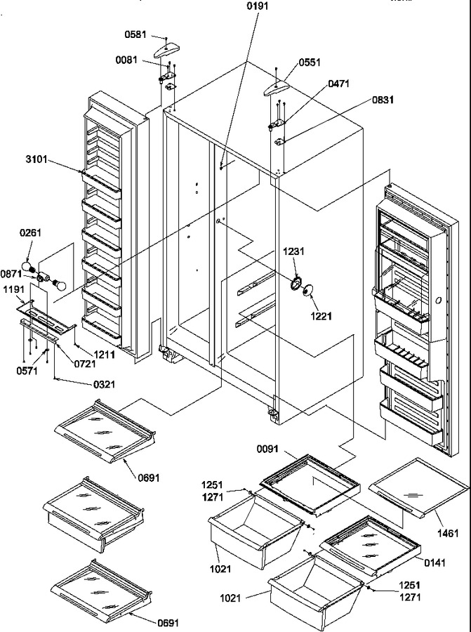 Diagram for SS25TW (BOM: P1194004W W)
