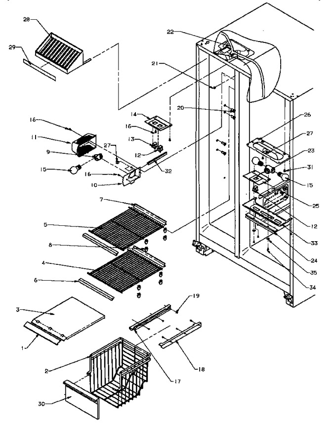 Diagram for SSD25N2W (BOM: P1181318W W)