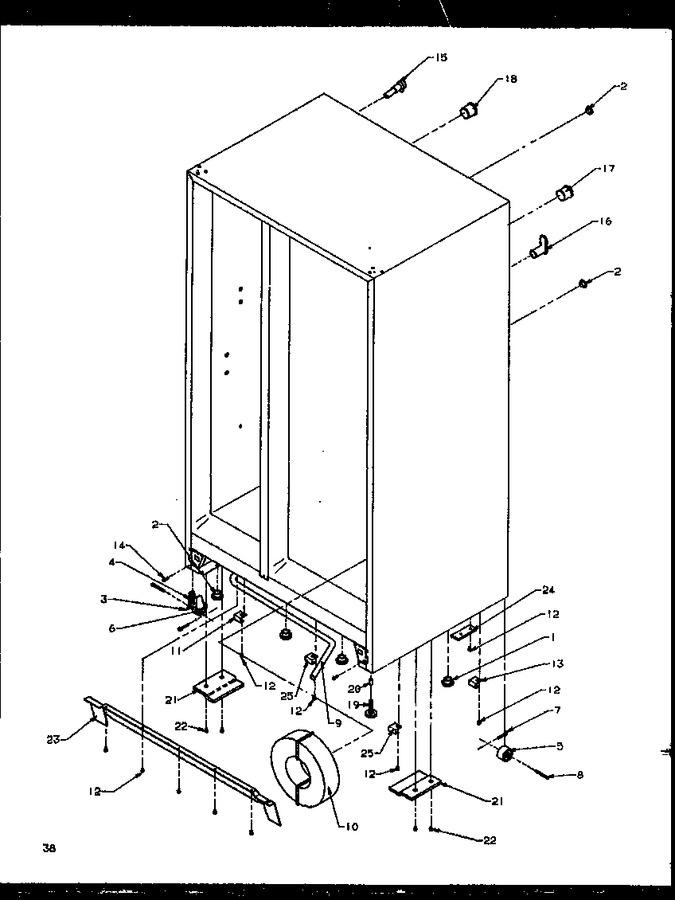 Diagram for SXD25NE (BOM: P1162406W E)
