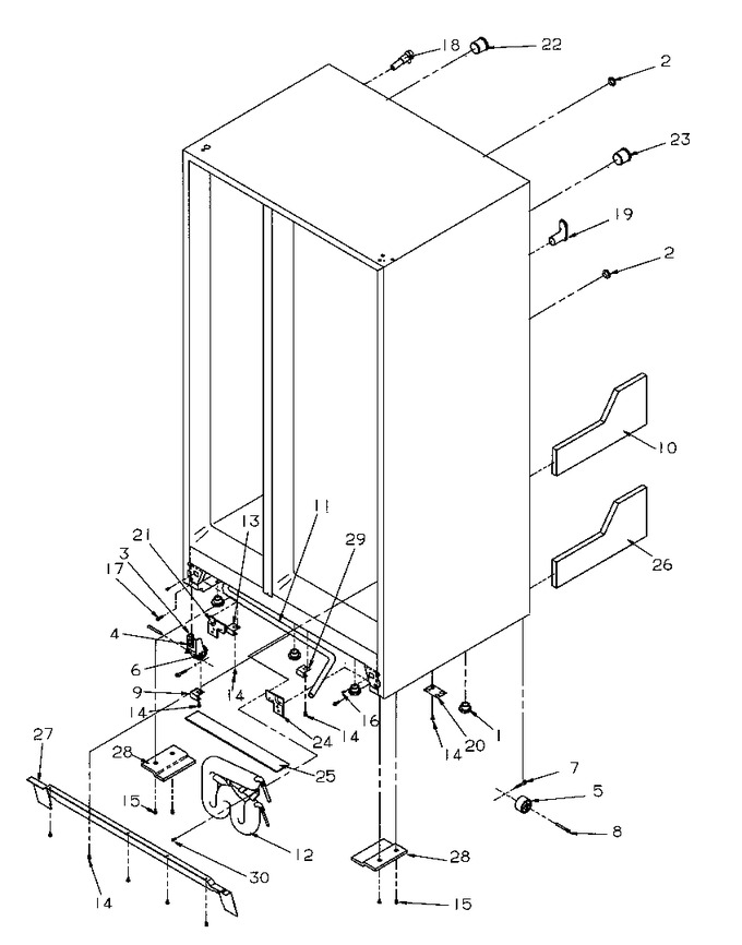 Diagram for SSD25SW (BOM: P1190420W W)