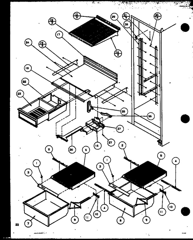 Diagram for SW22MBG (BOM: P1153504W G)