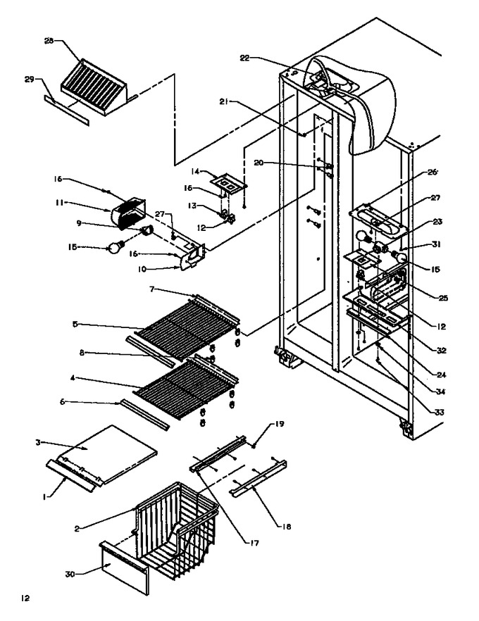 Diagram for SXD19NL (BOM: P1168802W L)