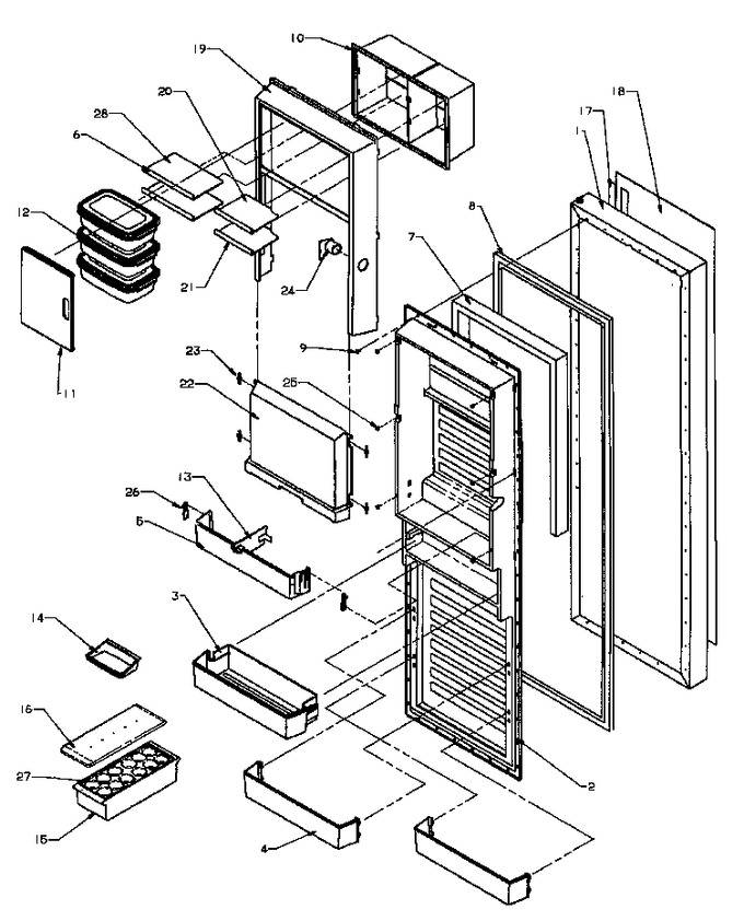 Diagram for SXD20QP2W (BOM: P1162510W W)