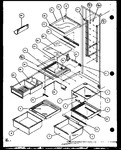 Diagram for 13 - Ref Shelving And Drawers