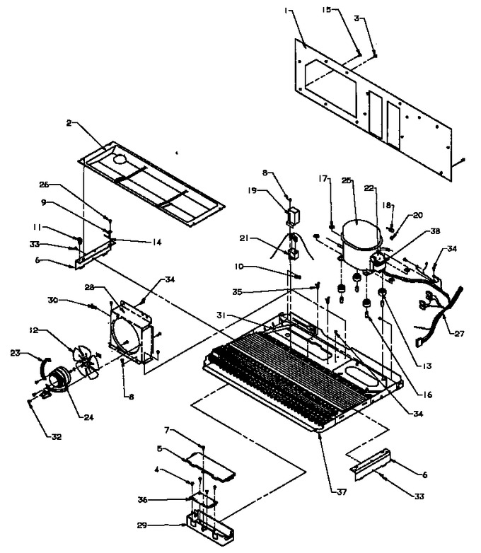 Diagram for SXD25N2L (BOM: P1162432W L)