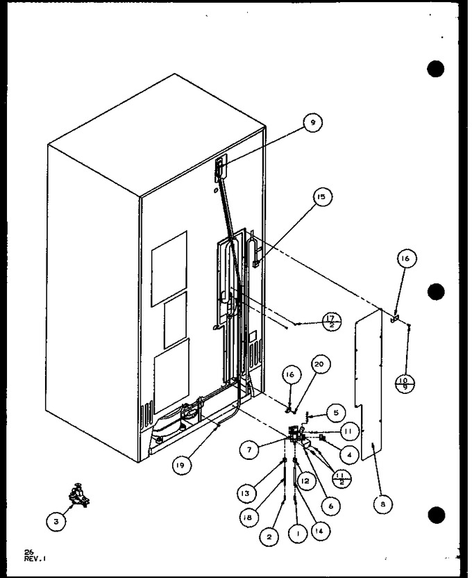 Diagram for SXD25JP (BOM: P1104005W)