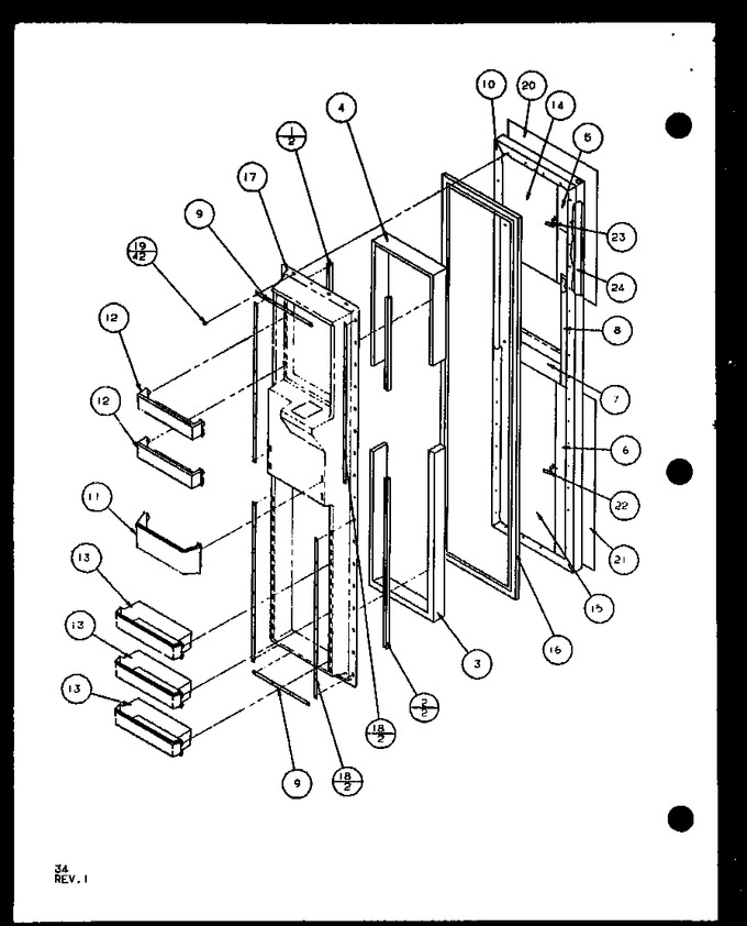 Diagram for SXD25JP (BOM: P1104006W)