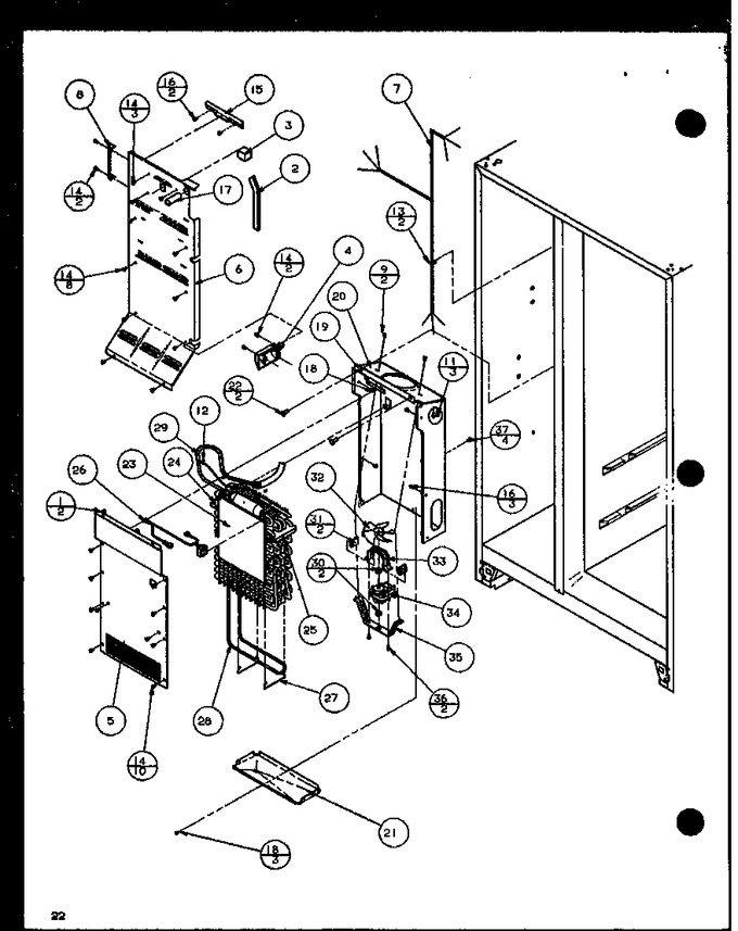 Diagram for SXD25J (BOM: P1116402W)