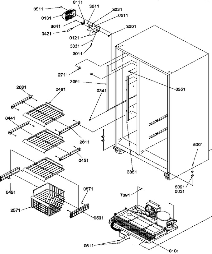 Diagram for SXD322S2W (BOM: P1305701W W)