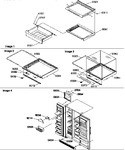Diagram for 12 - Shelves, Deli, Crisper Assy & Toe Grille