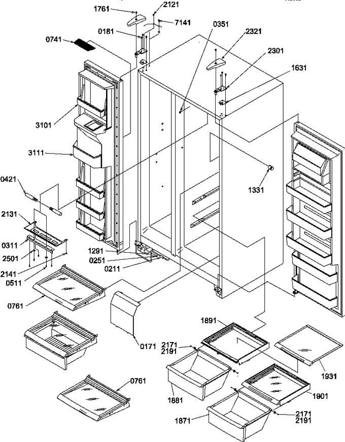 Diagram for SXD520TW (BOM: P1313701W W)