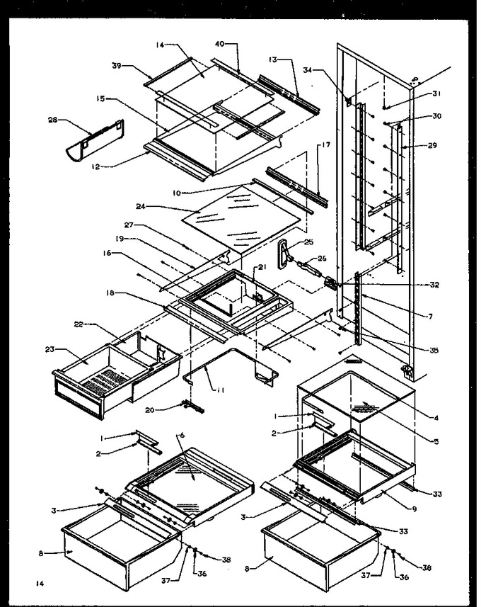 Diagram for SXDE27NL (BOM: P1162206W L)