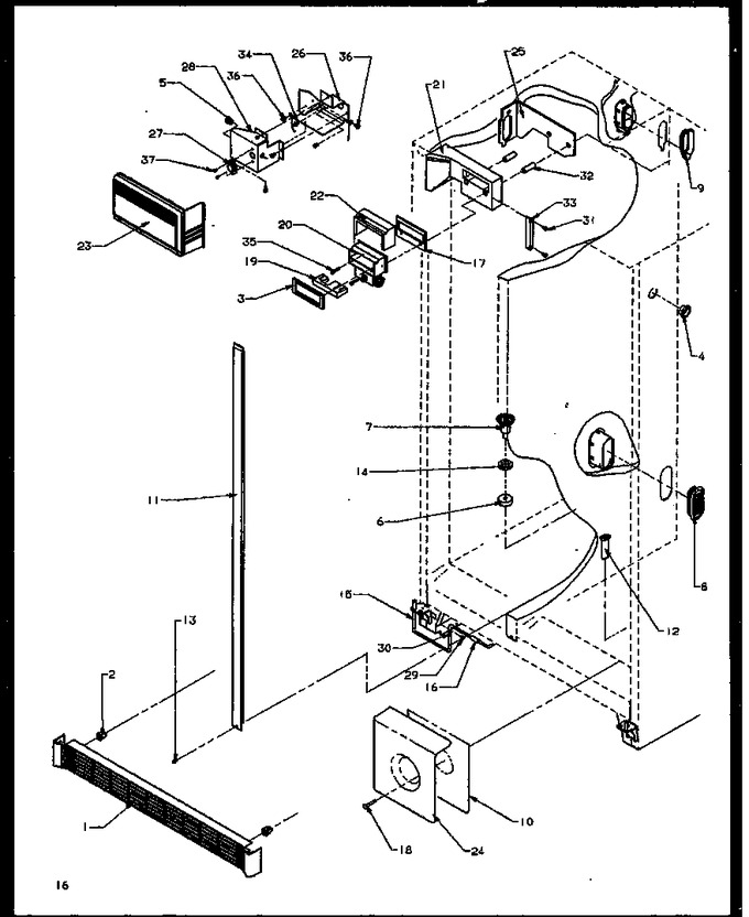 Diagram for SXDE27NL (BOM: P1162206W L)