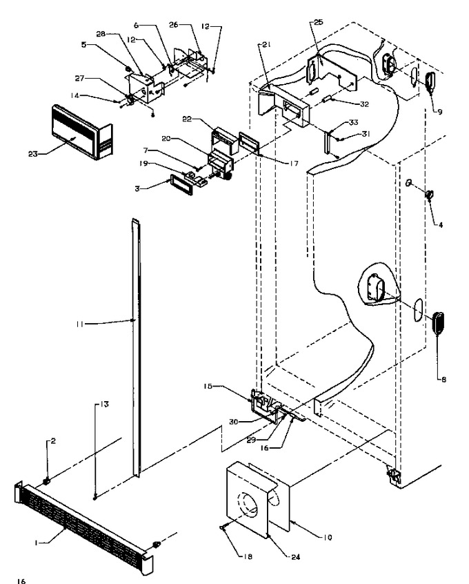 Diagram for SXDE27QL (BOM: P1162208W L)
