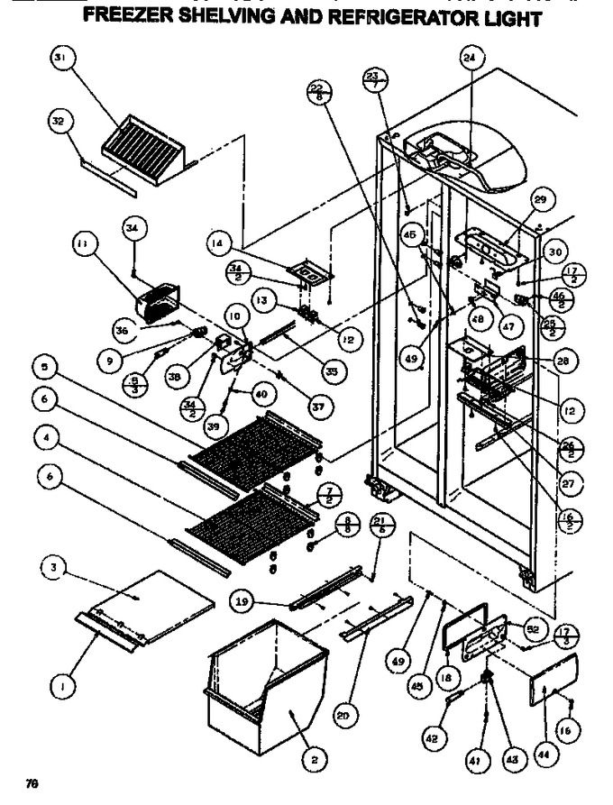 Diagram for SXDE528MW (BOM: P1173401W)