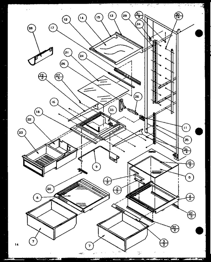Diagram for SZ25MP2L (BOM: P1154904W L)