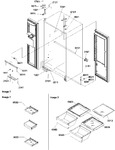 Diagram for 13 - Refrig/fz Lights And Hinges