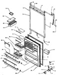 Diagram for 12 - Ref Door