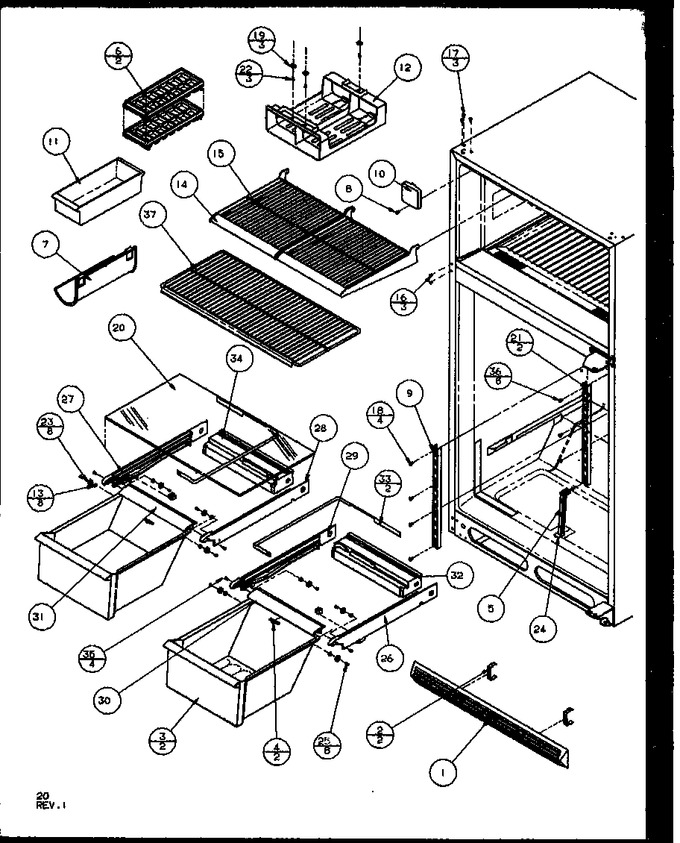 Diagram for TQ18RBG (BOM: P1158402W G)