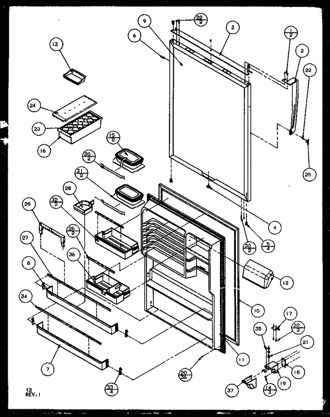Diagram for TQ18RBG (BOM: P1158402W G)