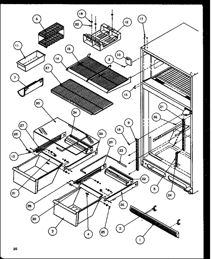 Diagram for TQ18RBL (BOM: P1158406W L)