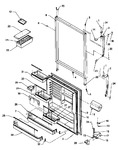 Diagram for 11 - Ref Door Assy