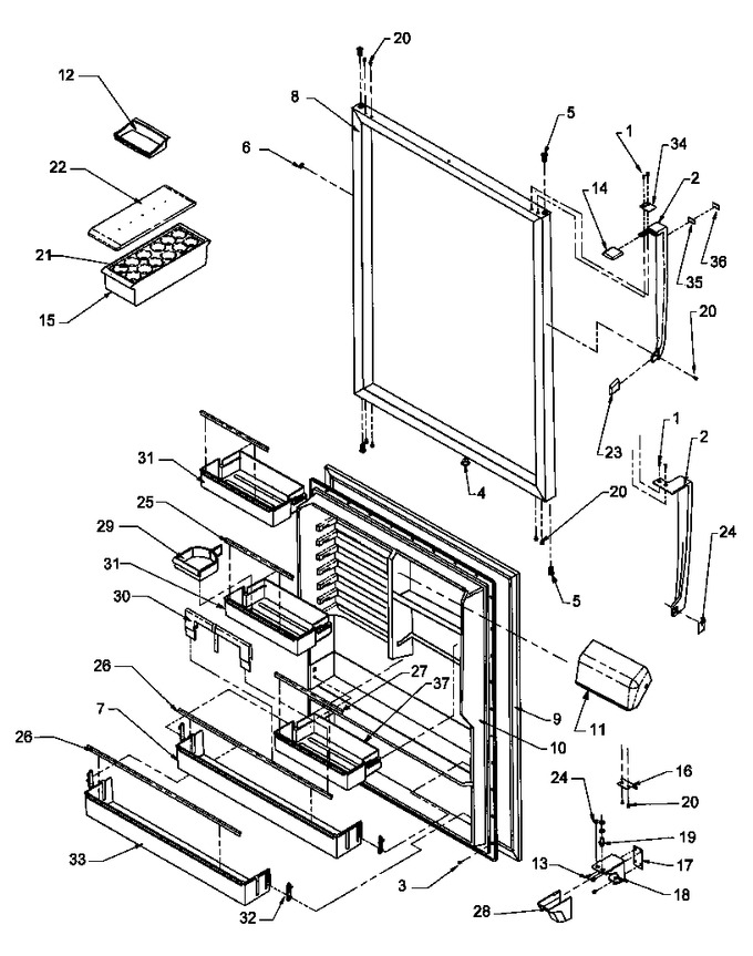 Diagram for TH21S3W (BOM: P1195601W W)