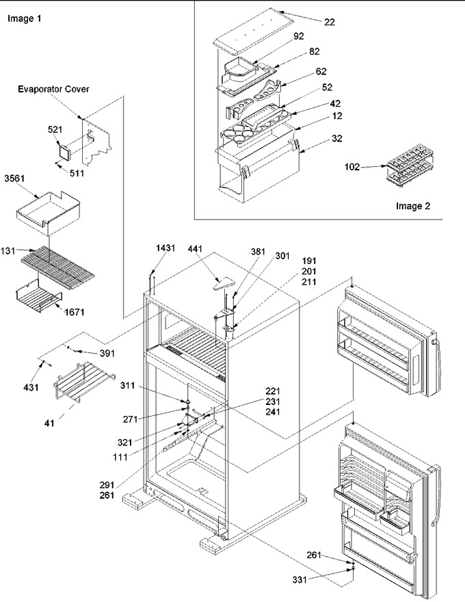 Diagram for TXI21VW (BOM: P1320602W W)
