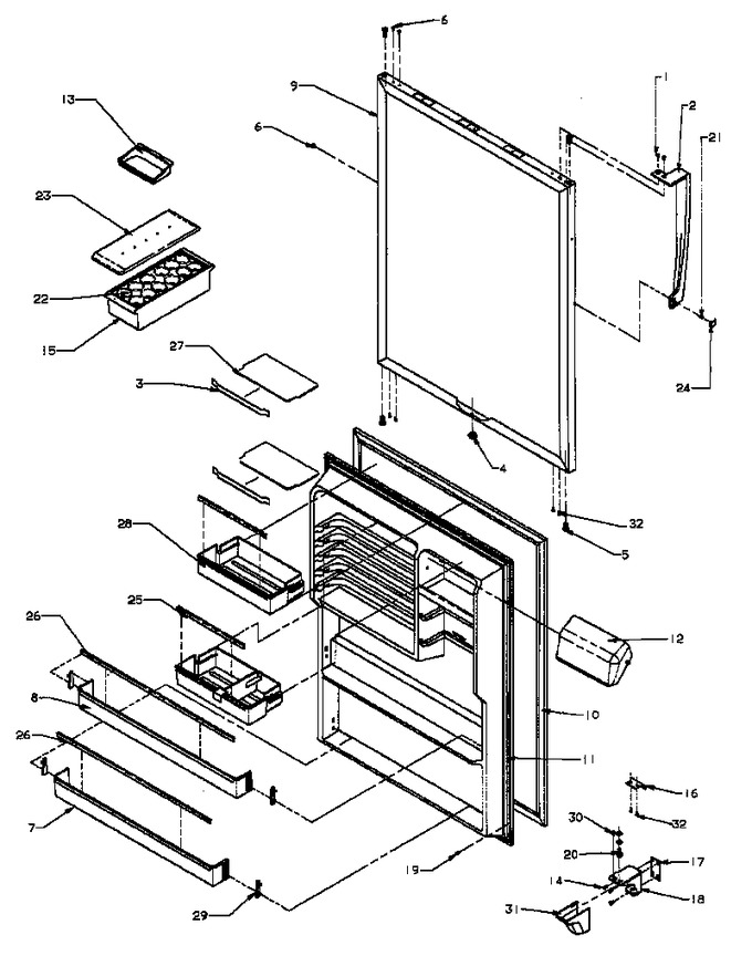 Diagram for TK21R3W (BOM: P1189001W W)