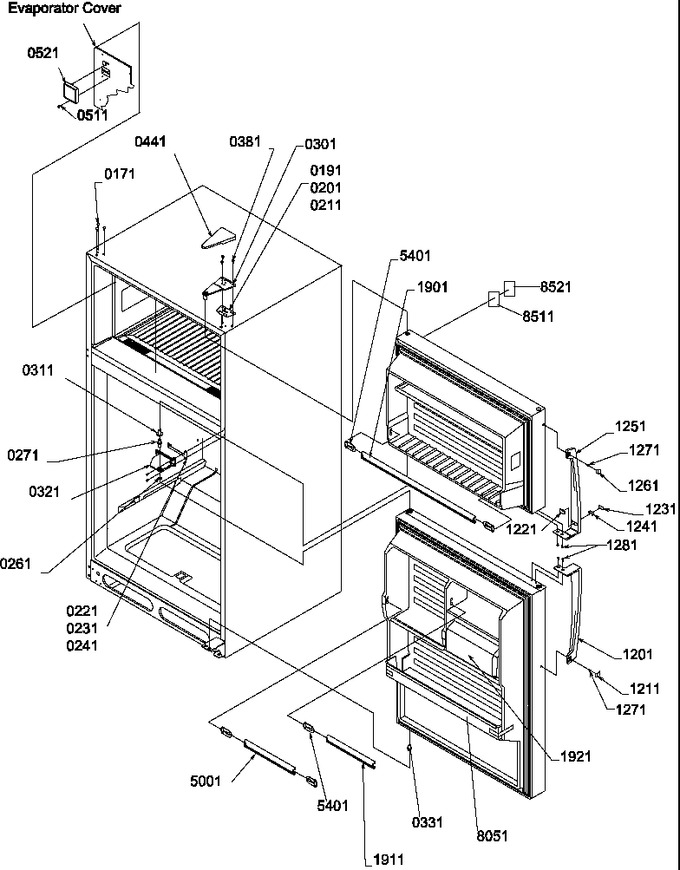 Diagram for TMI17TBW (BOM: P1306001W W)