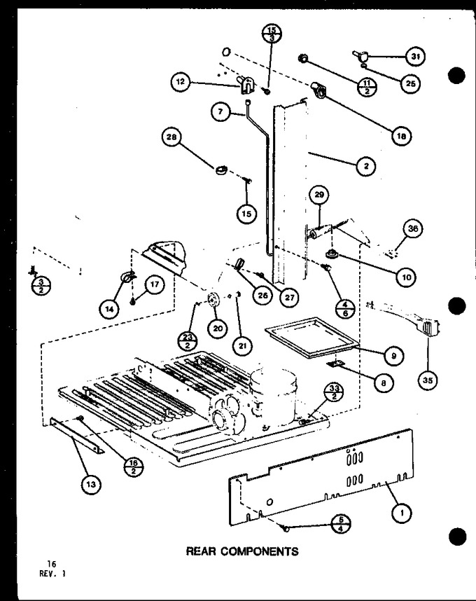 Diagram for TM16G1 (BOM: P7651228W)