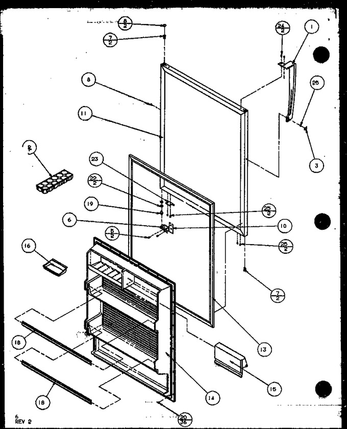 Diagram for TRG18QB2L (BOM: P1111312W L)