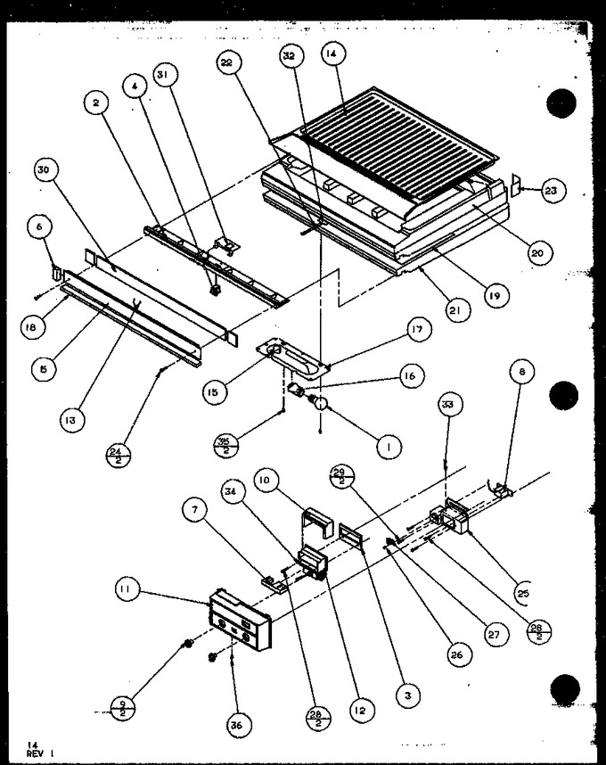Diagram for TRG18QB2W (BOM: P1111312W W)
