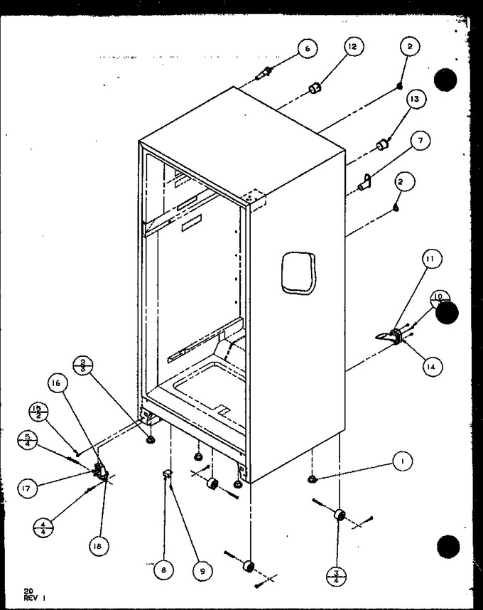 Diagram for TRG18QB2L (BOM: P1111312W L)