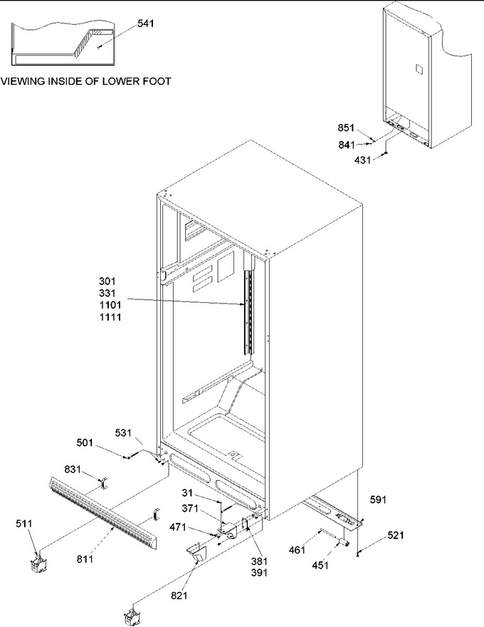 Diagram for TR521VE (BOM: P1322601W E)
