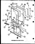Diagram for 04 - Ref Door Parts