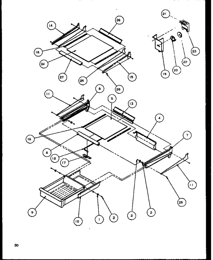 Diagram for TZ19RW (BOM: P1158503W W)
