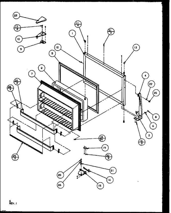 Diagram for TZI21RE (BOM: P1168001W E)