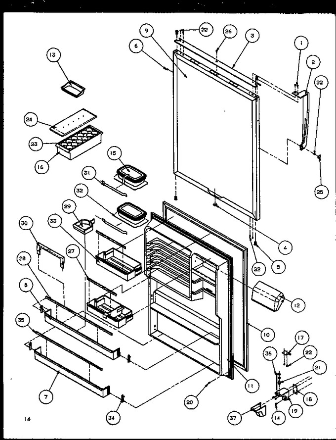Diagram for TZI21RL (BOM: P1168005W L)