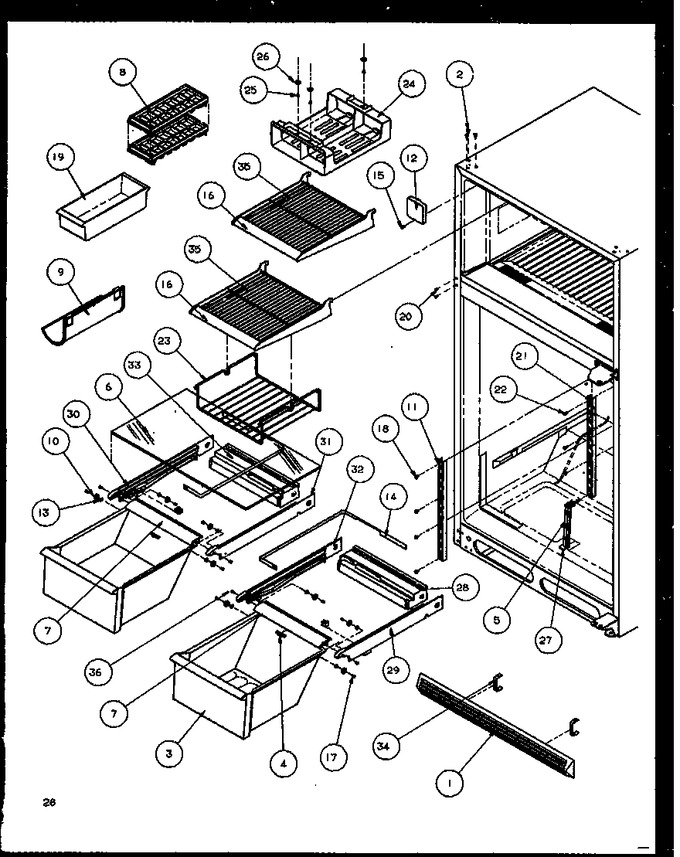 Diagram for TZ22RE (BOM: P1157703W E)