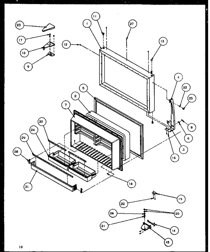 Diagram for TZI22RW (BOM: P1168007W W)