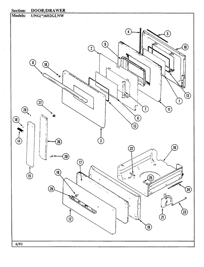 Diagram for UNGA6H2GLNW-AD