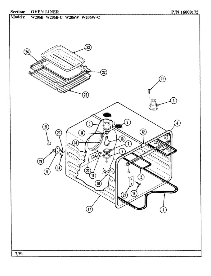 Diagram for W206W