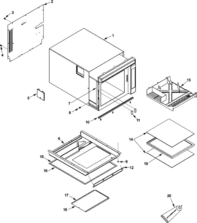 Diagram for WDYRC26J2 (BOM: P1331409M)