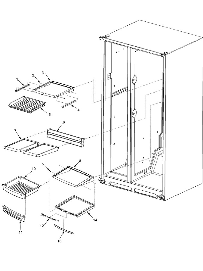 Diagram for XRSR687BW (BOM: PXRSR687BW0)
