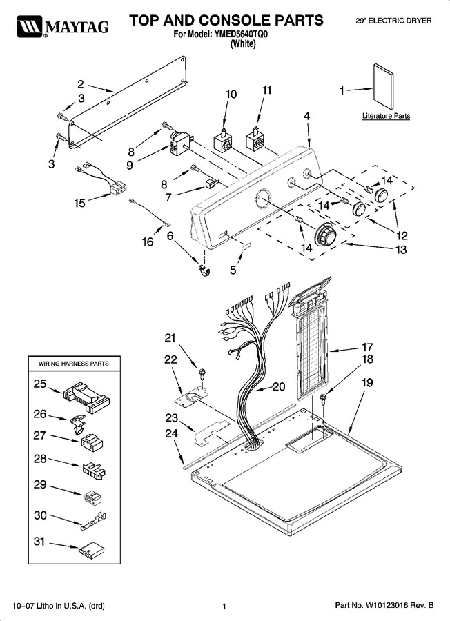 Diagram for YMED5640TQ0