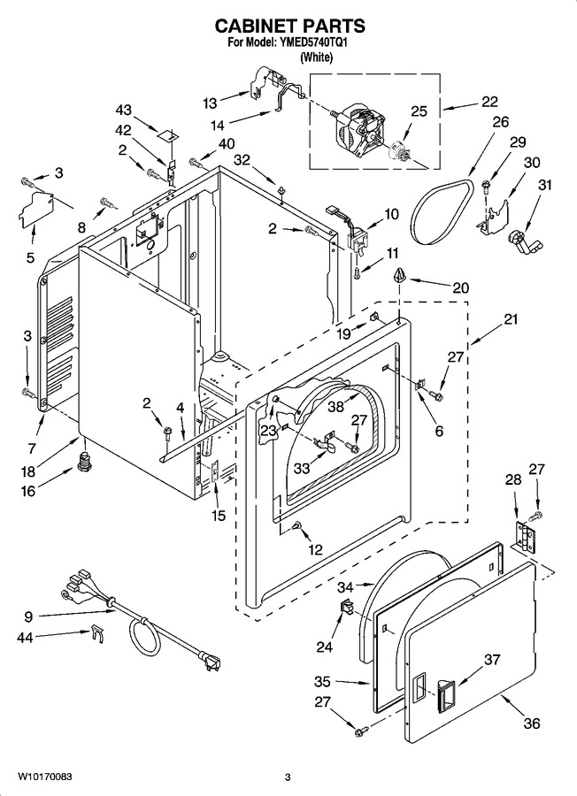 Diagram for YMED5740TQ1