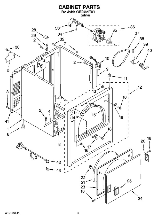 Diagram for YMED5820TW1