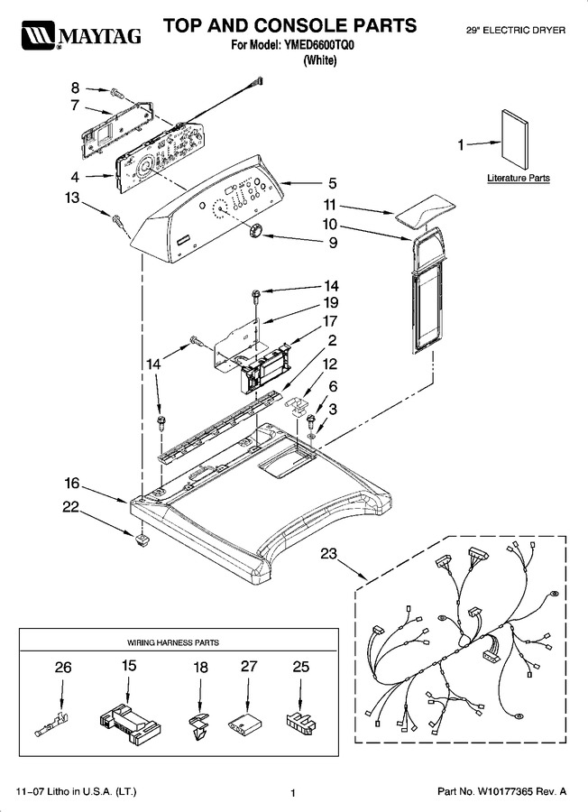 Diagram for YMED6600TQ0