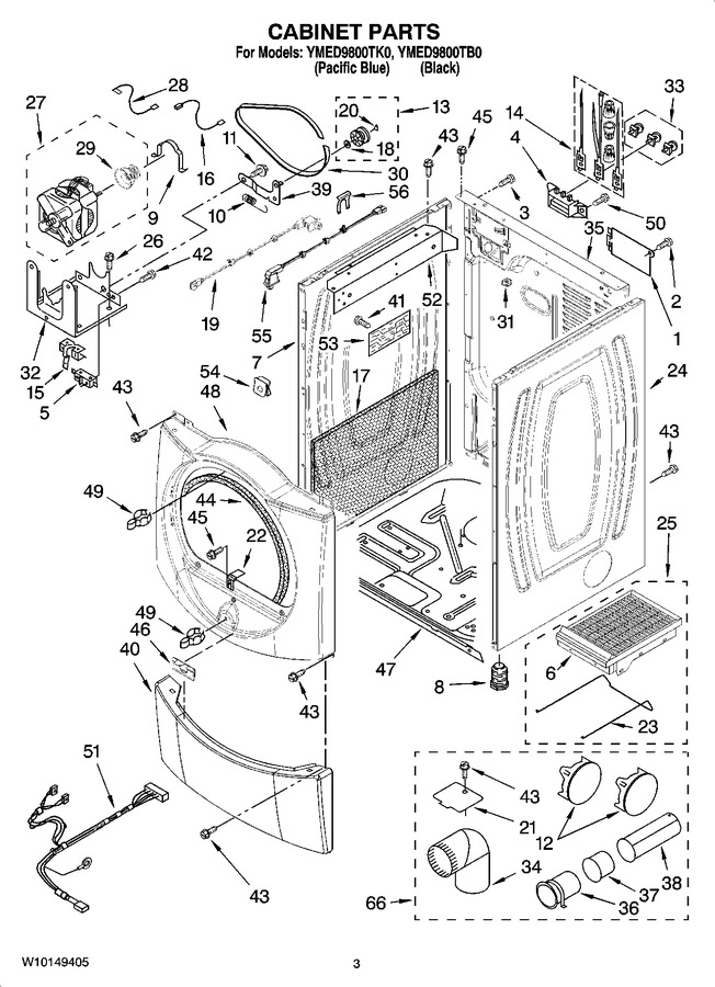 Diagram for YMED9800TK0